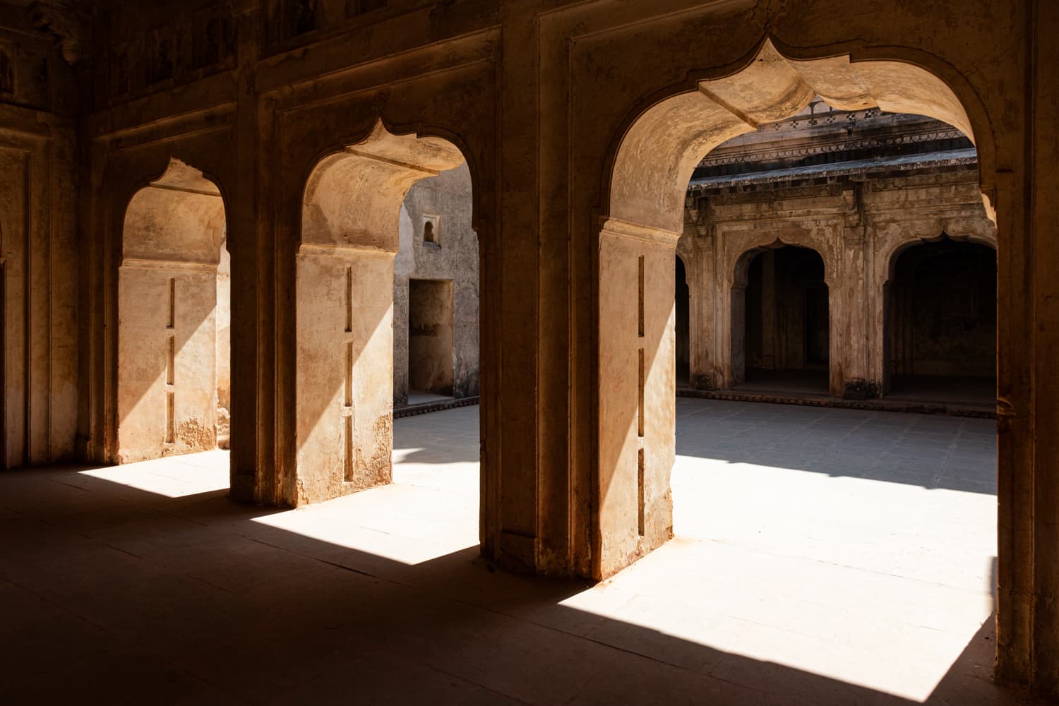 Sunlit Silence in Jahangir Mahal