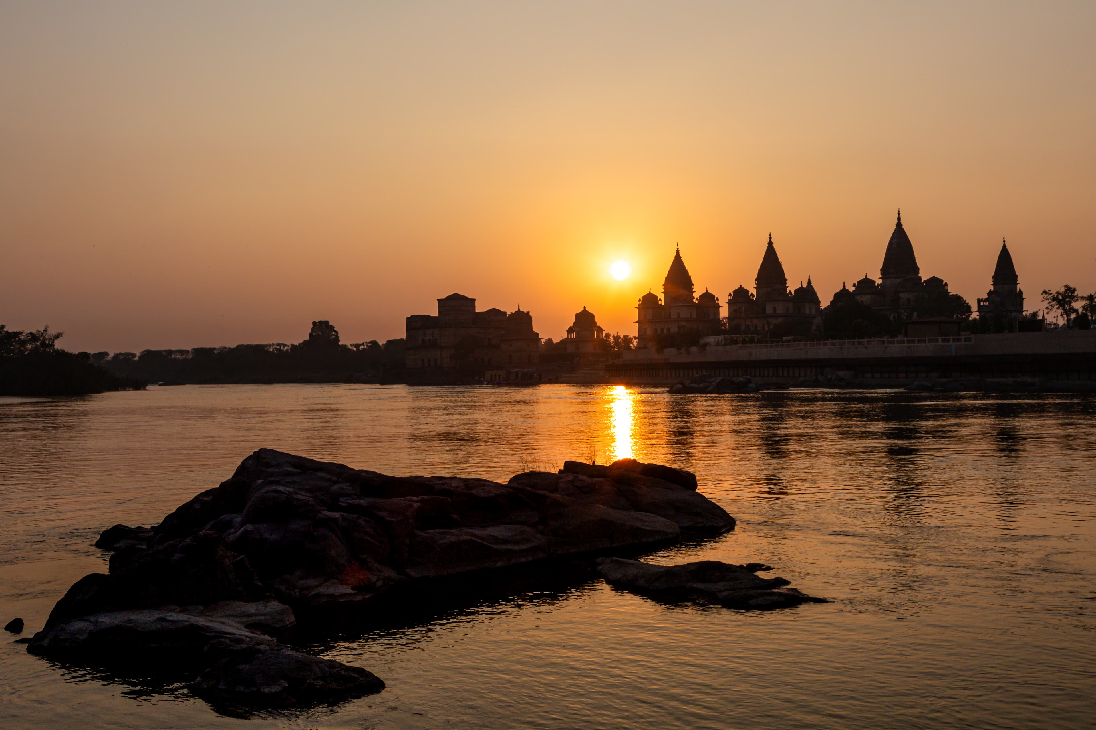 Sunset Symphony at Orchha