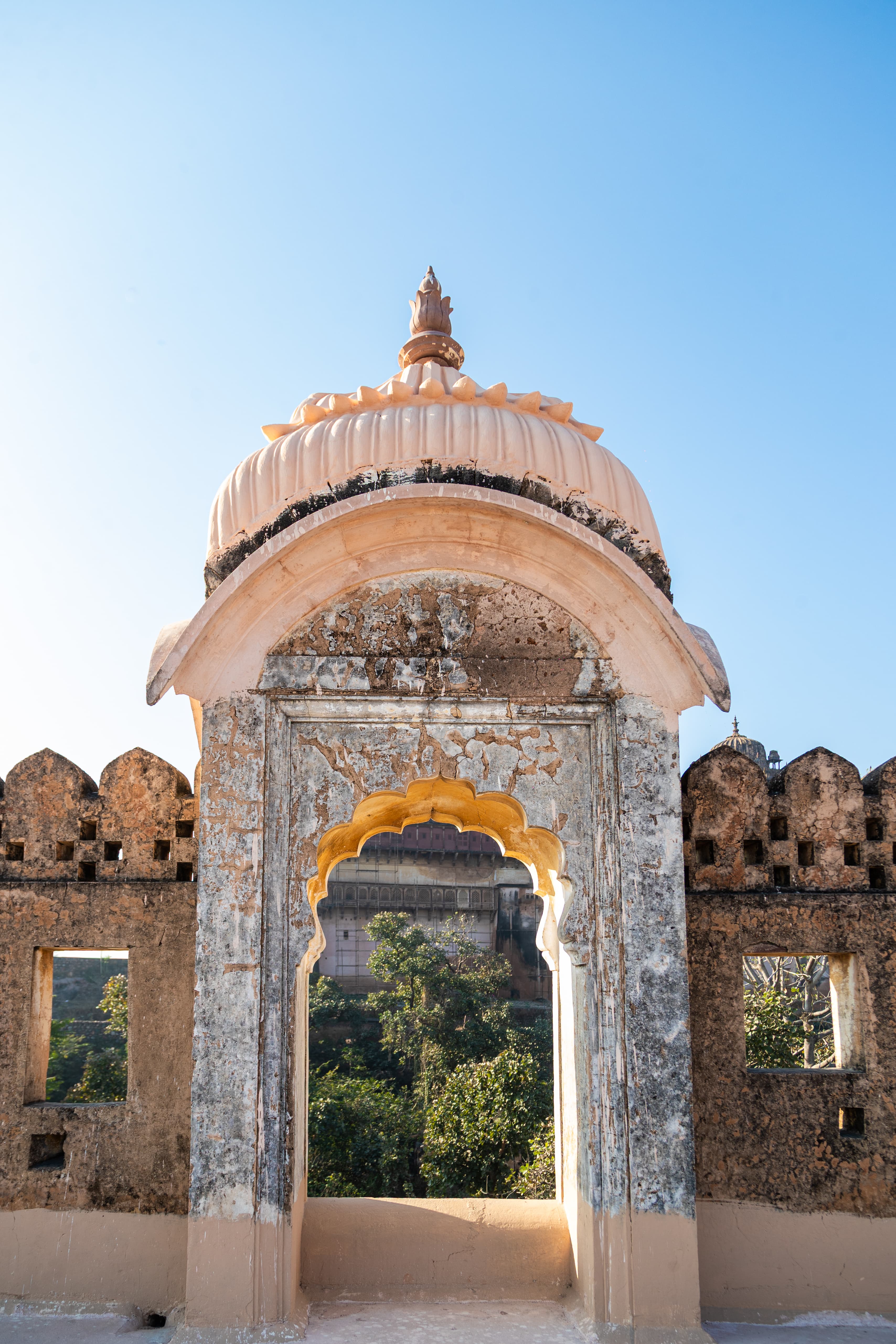 A View Through Orchha's Crown