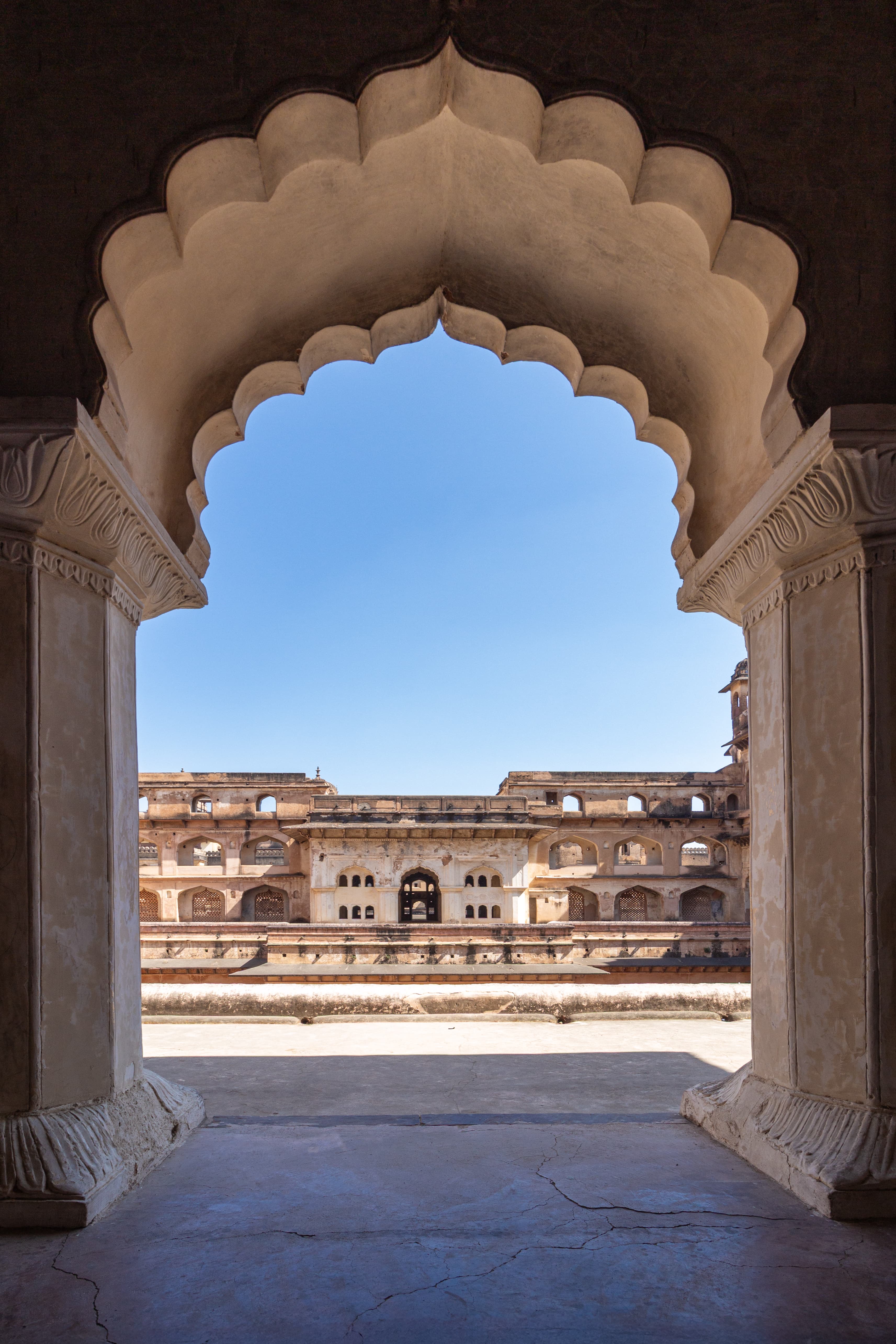 Orchha Through an Arch