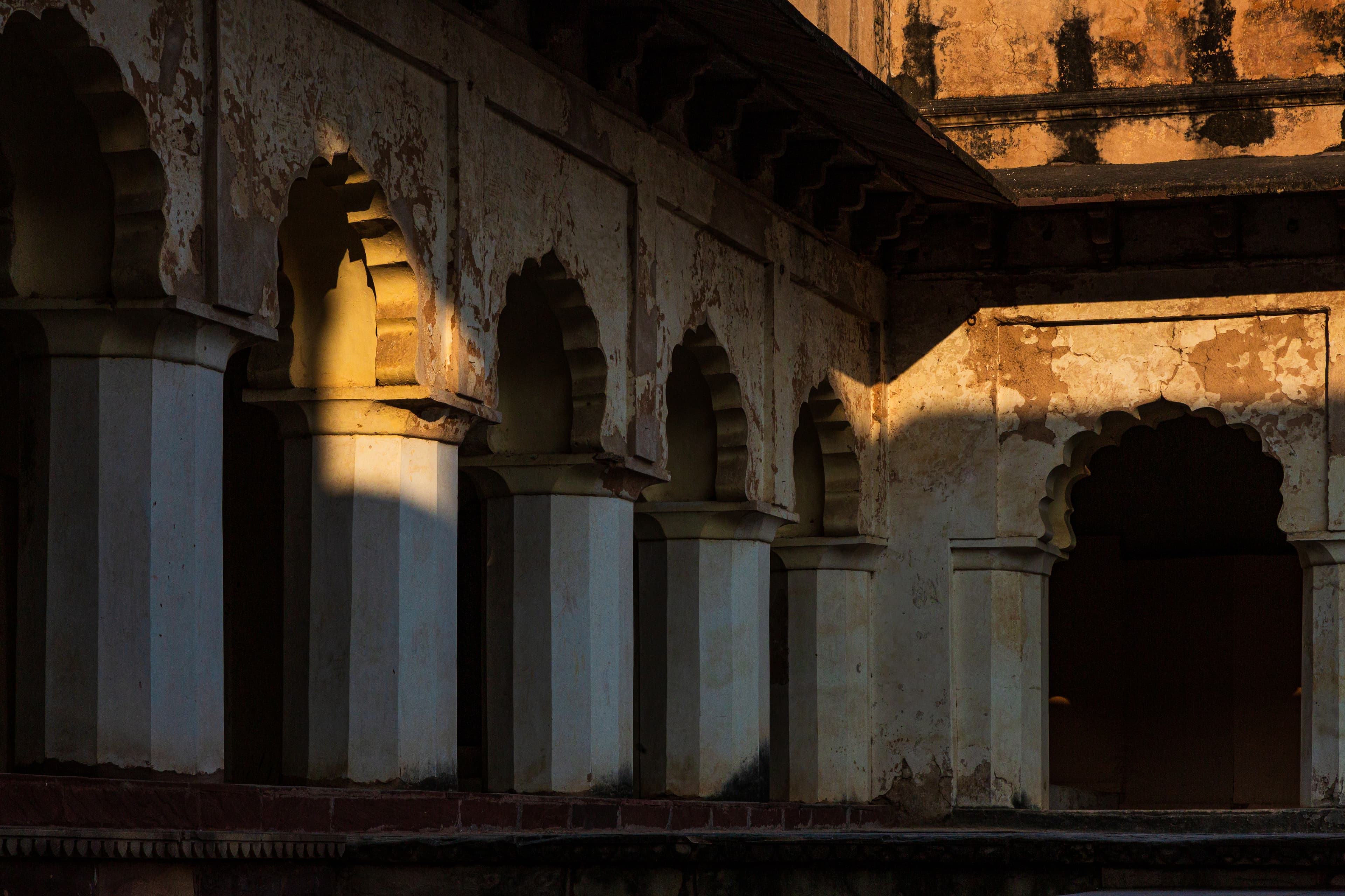 The Silent Columns of Orchha