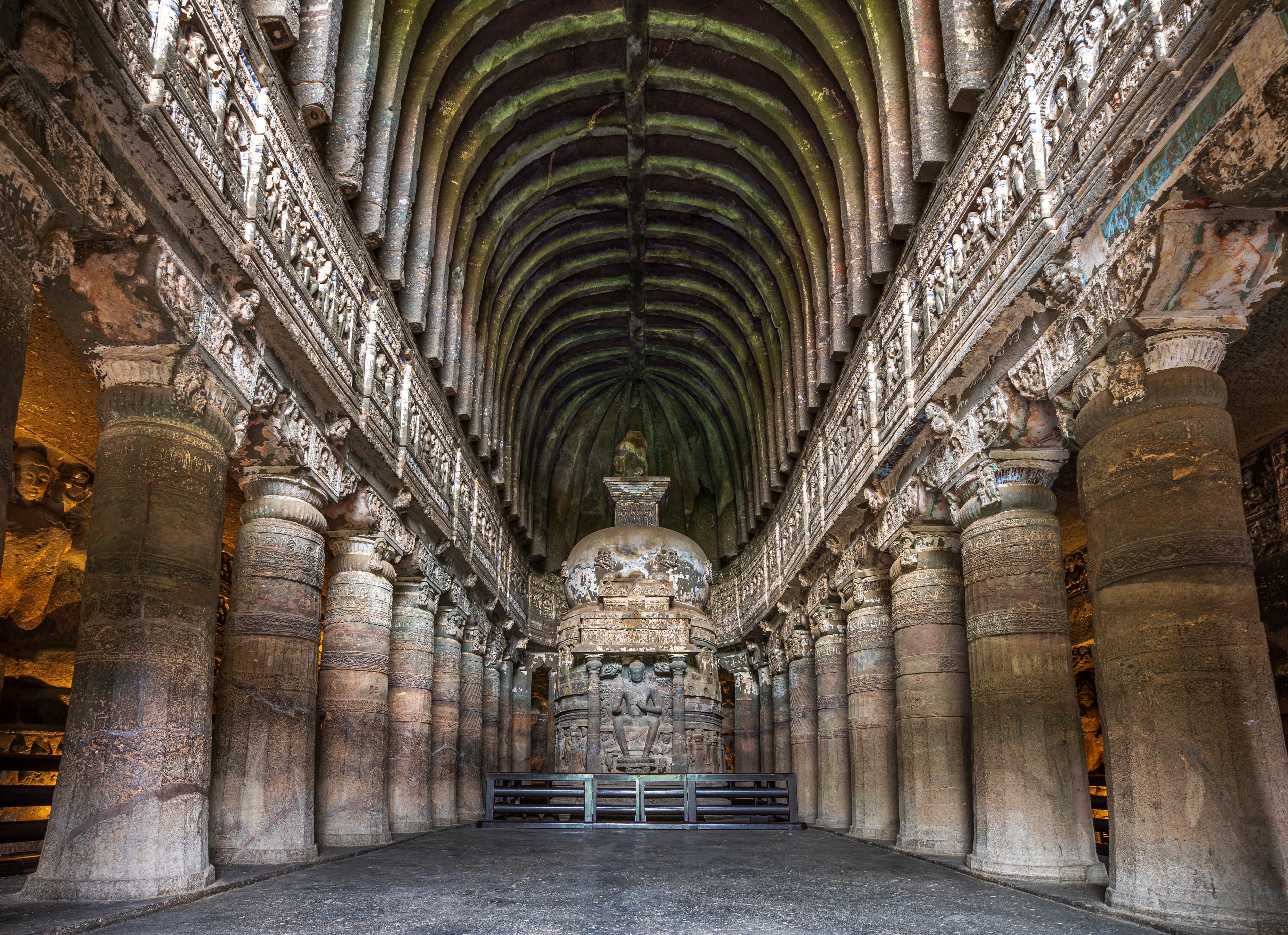 Architectural Harmony Vishvakarma Chaitya Hall, Ellora Caves