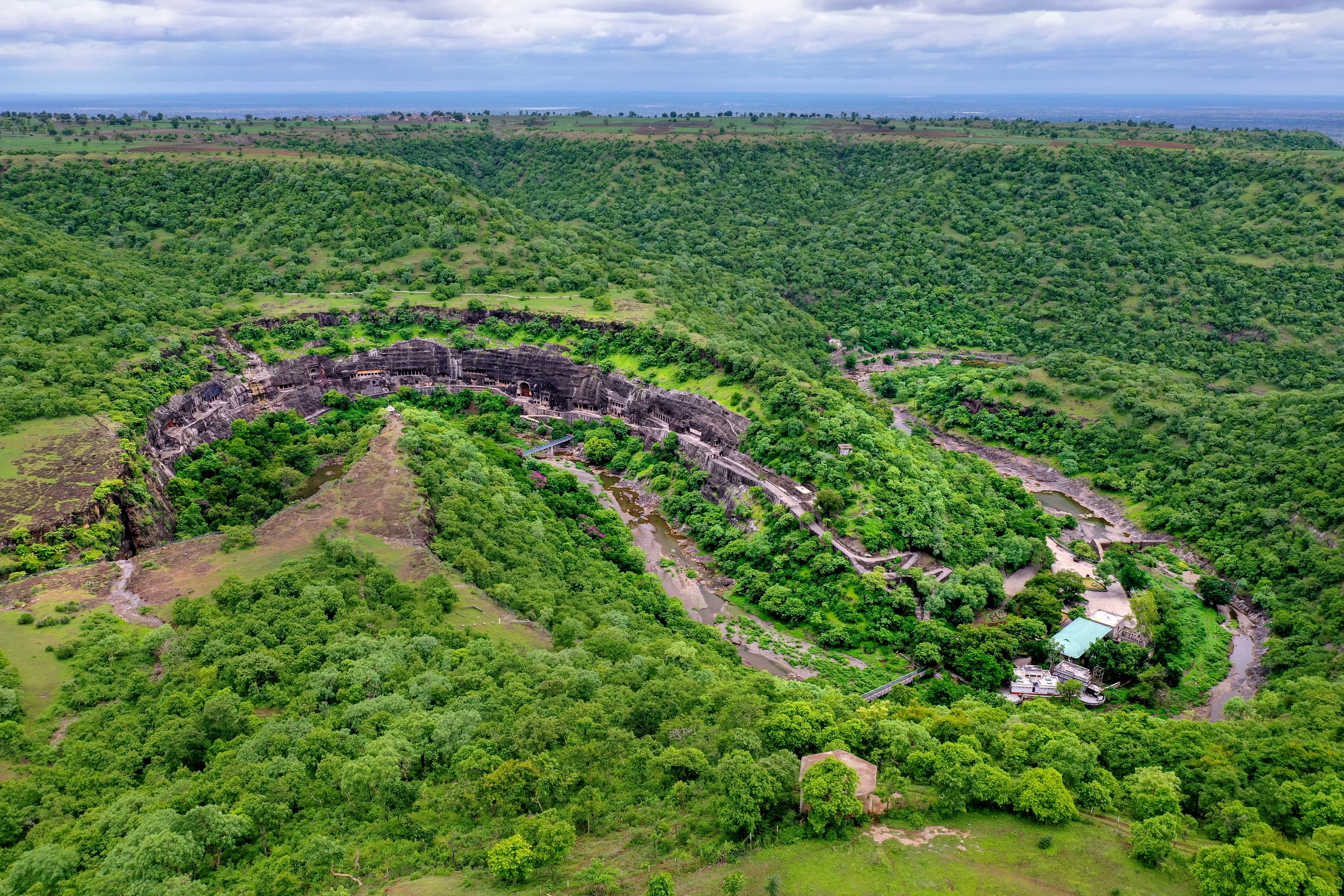 Emerald Embrace of Ajanta