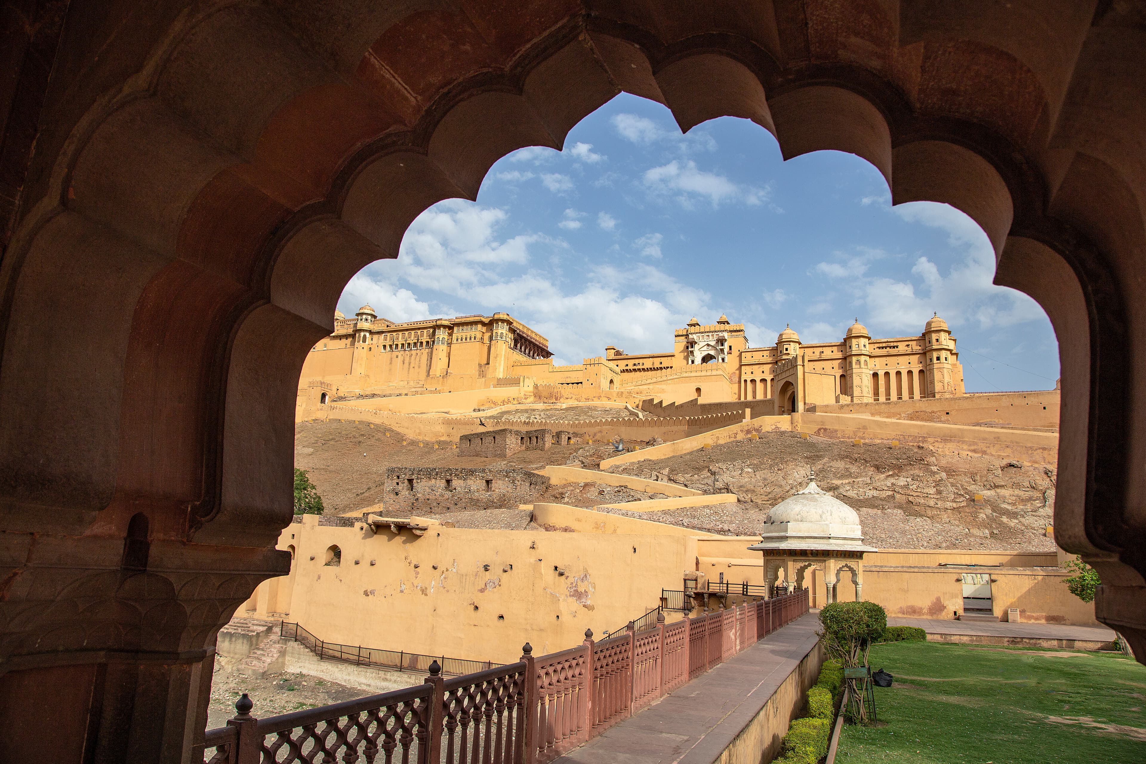 Framed Majesty of Amer Fort