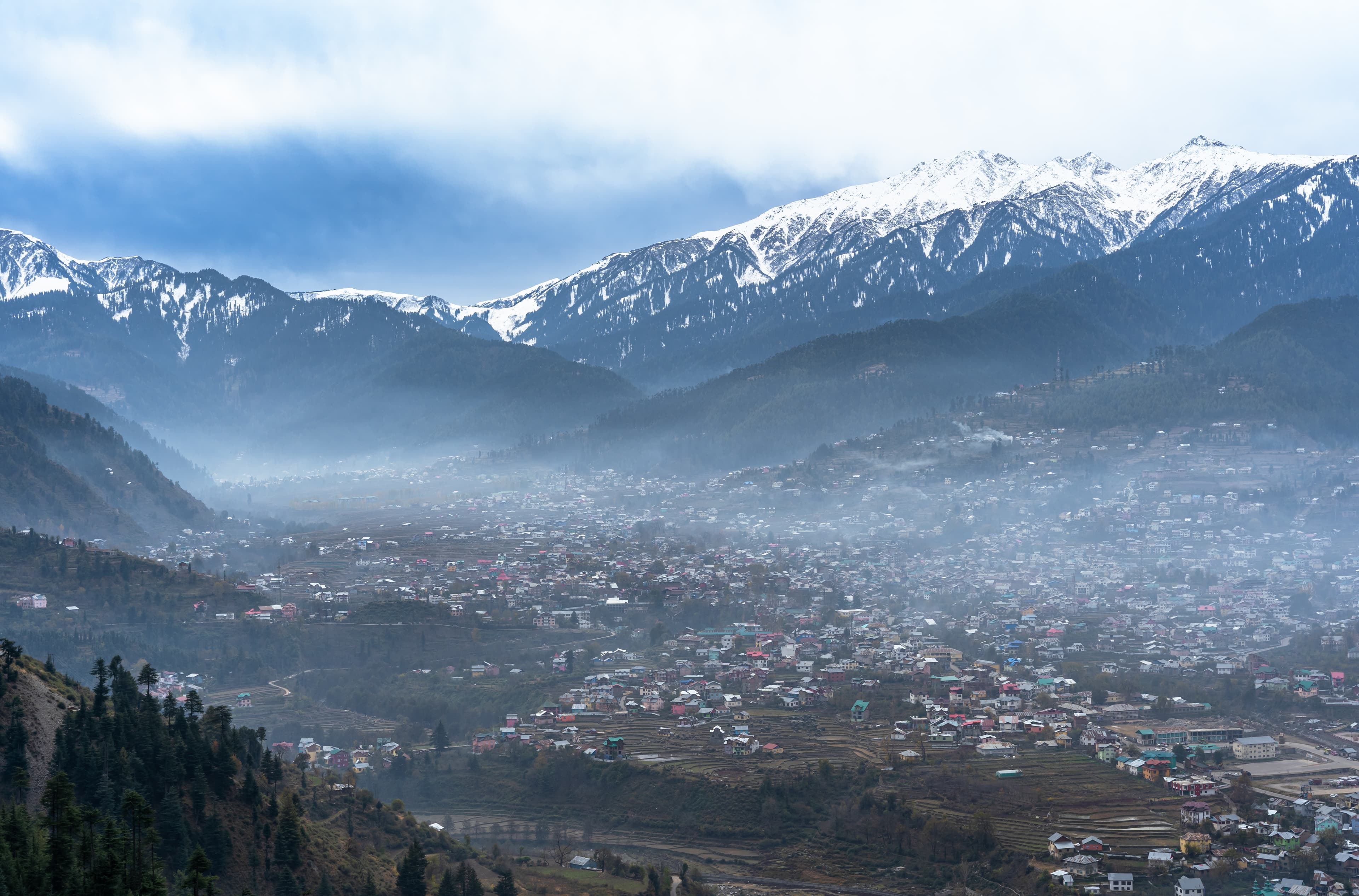 Snow-Clad Silence Over Bhaderwah
