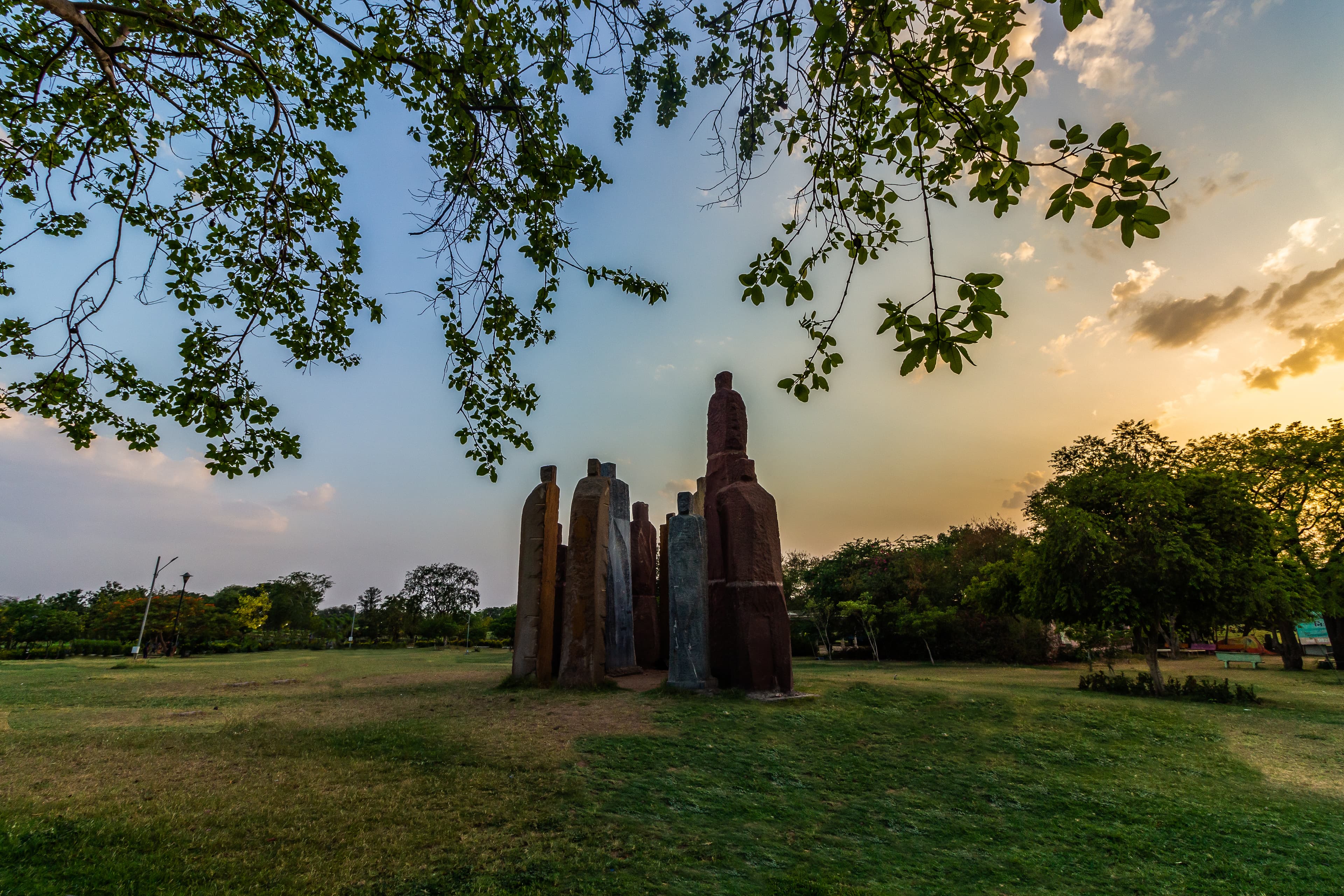 Sculpted Silence at Sunset