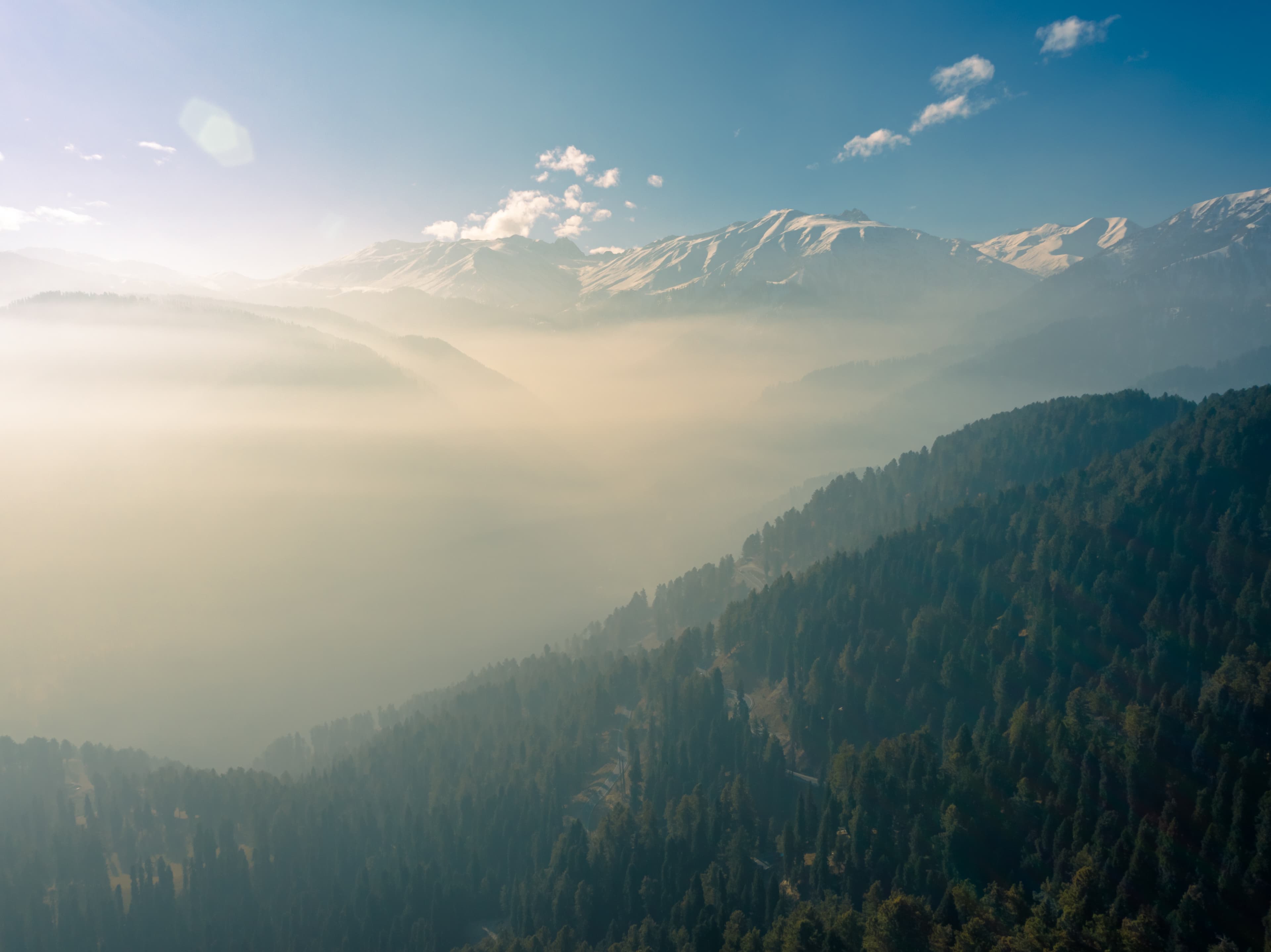 Veil of Light over Gulmarg