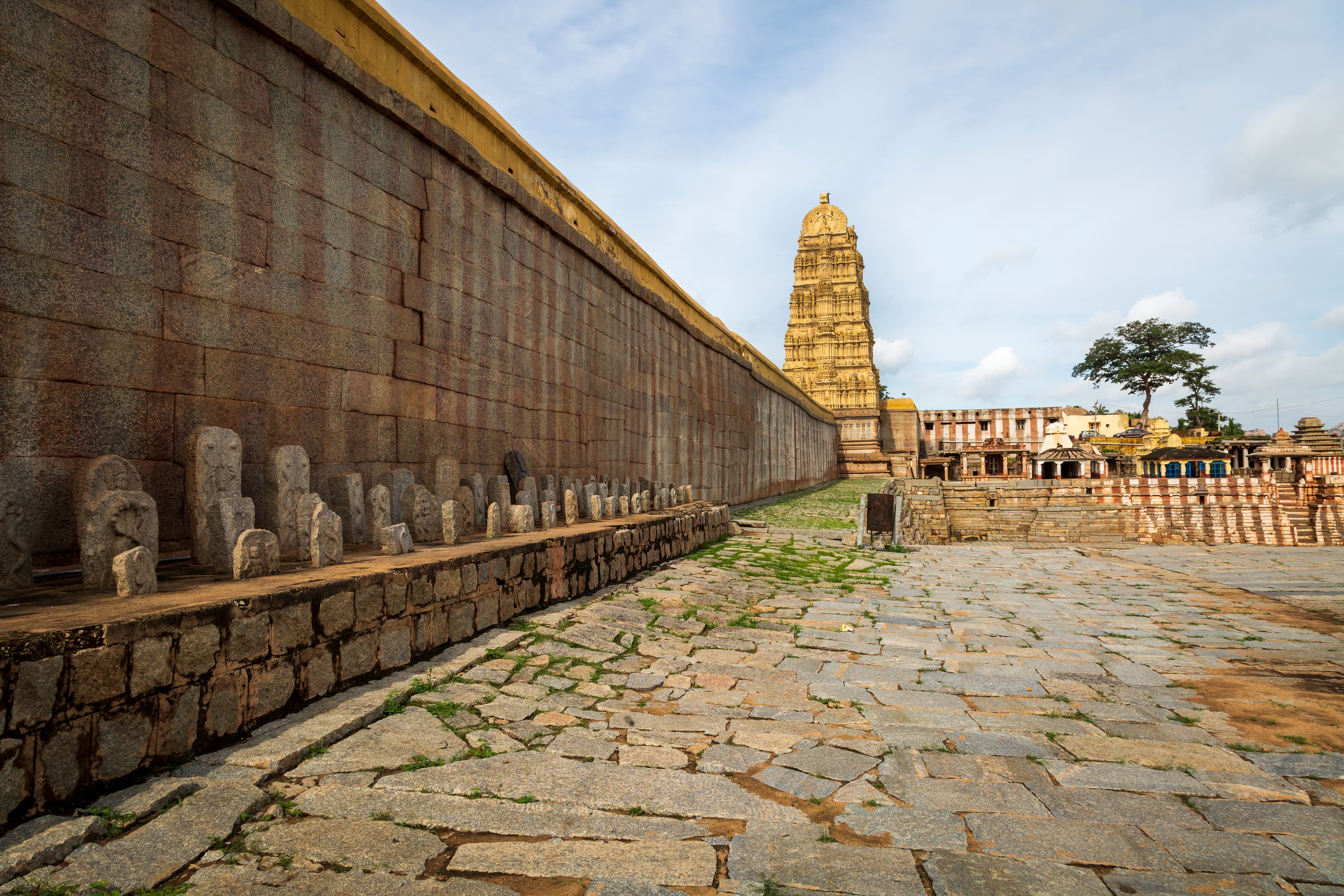 Path of Stone and Spirit Virupaksha Temple from Vidyaranya Matha