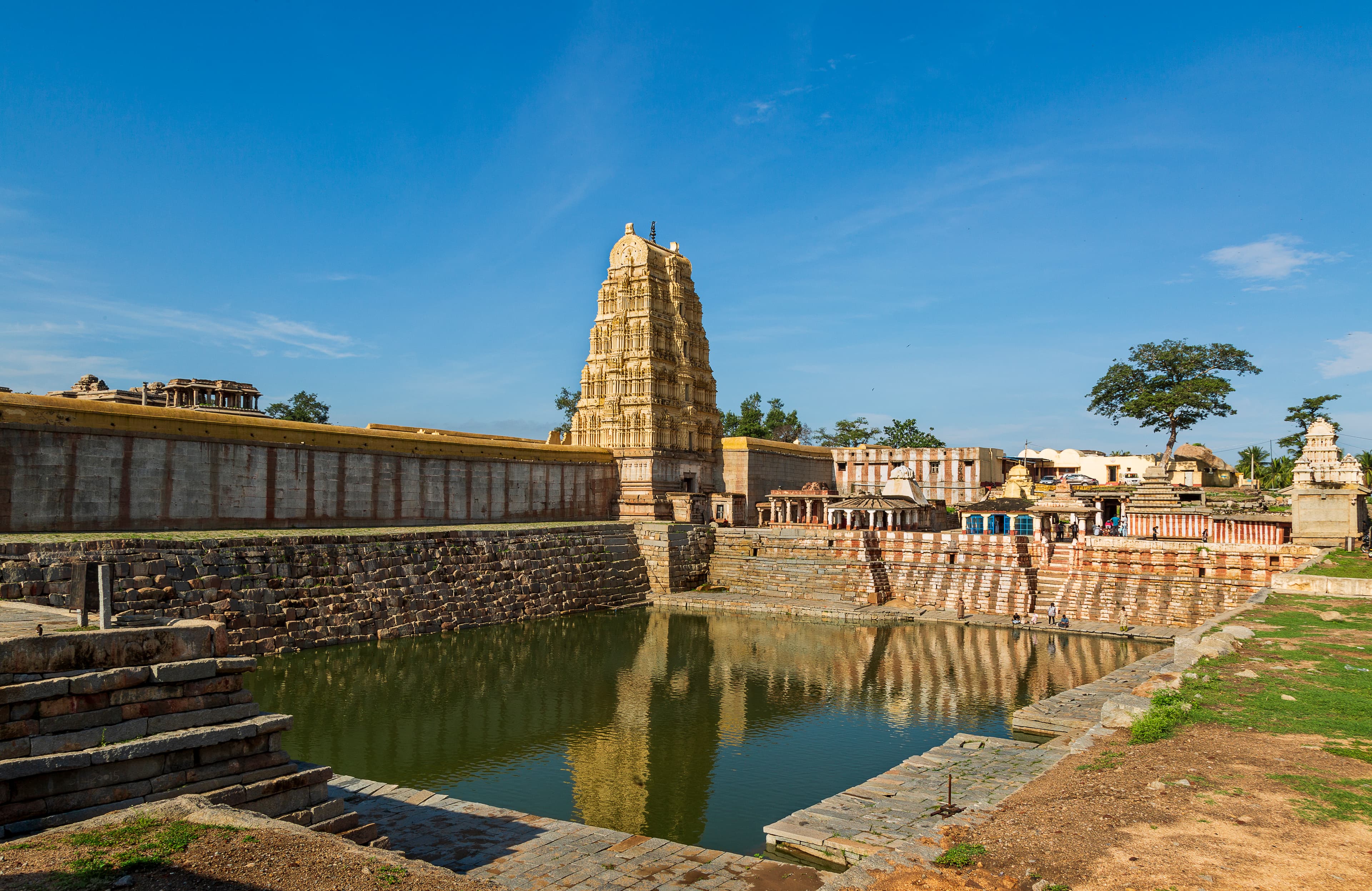 Temple of Time Virupaksha Reflected in Serenity