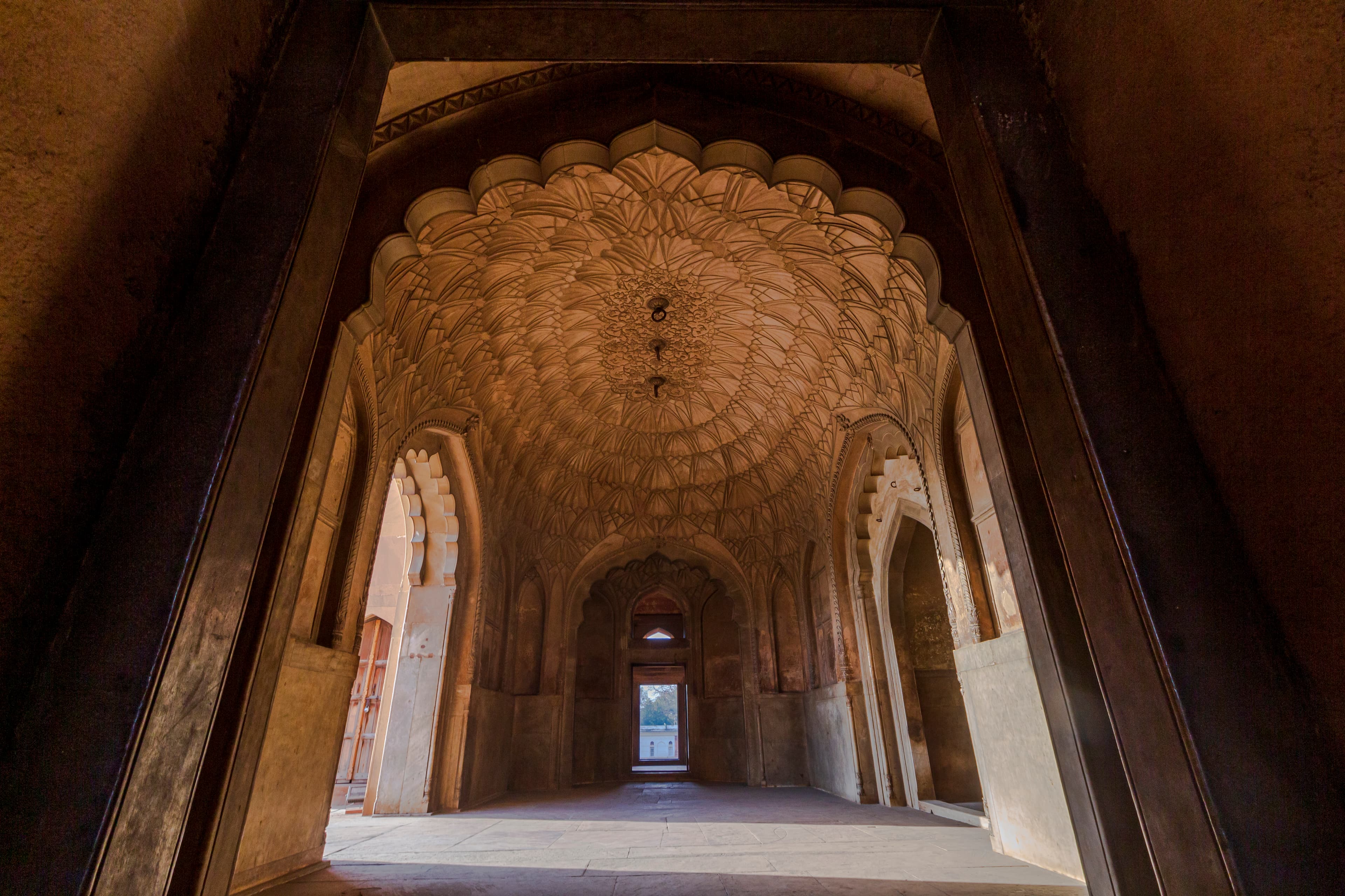 Intricate Ceiling Details – Safdarjung Tomb Interior, Delhi