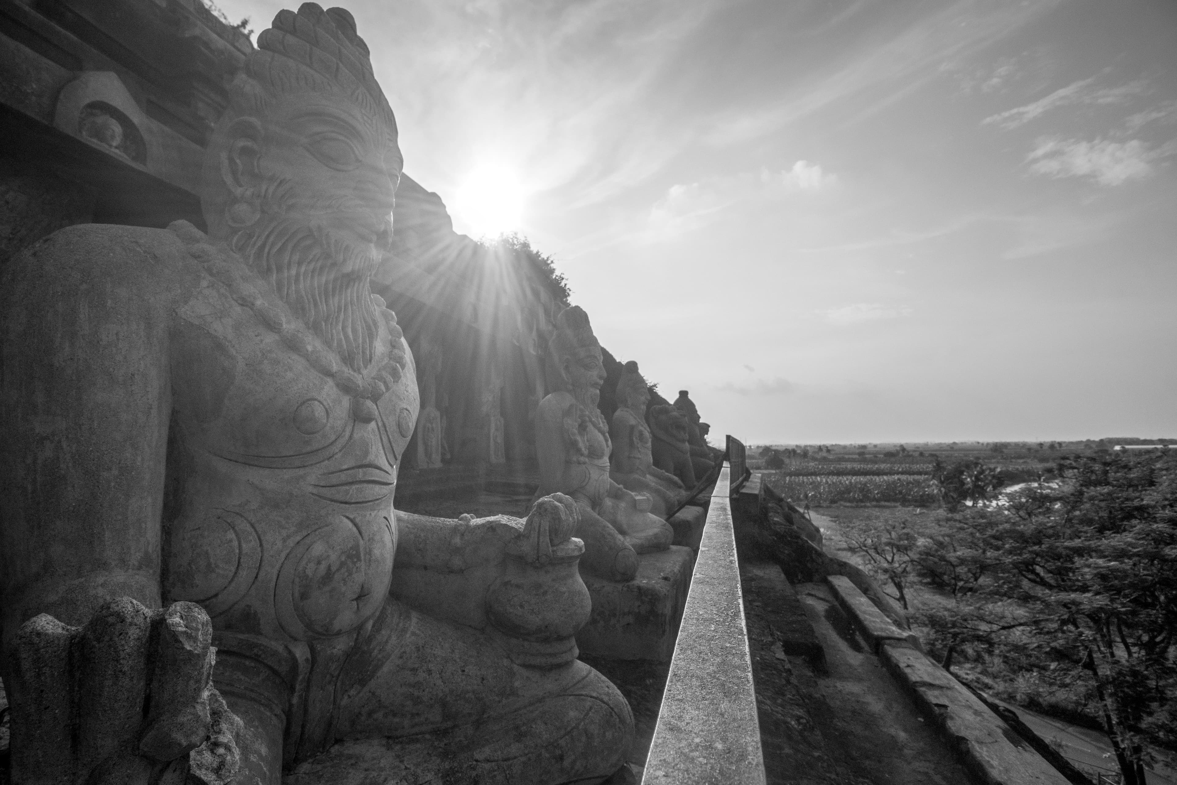 Stone Sentinels at Sunrise