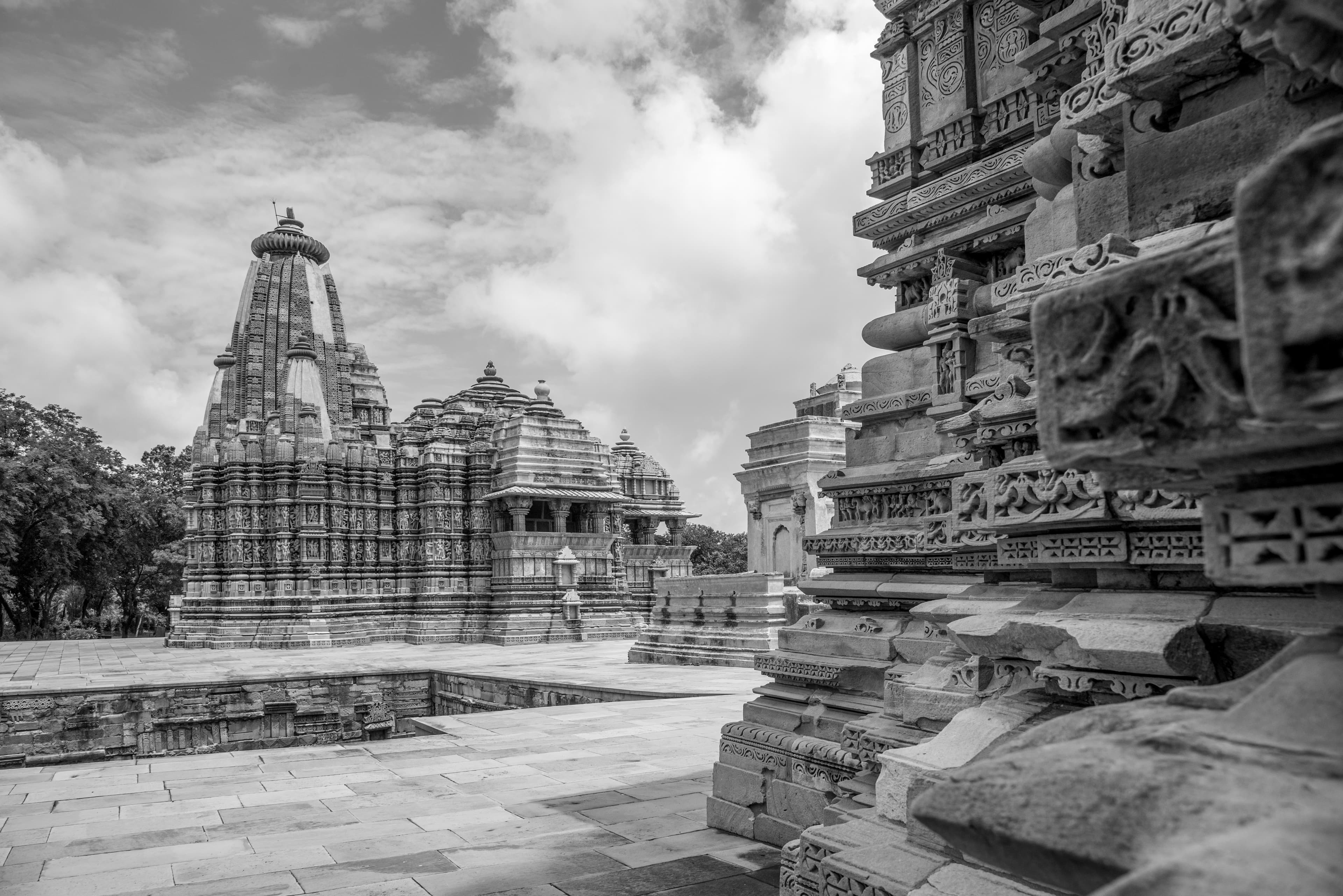 Khajuraho Temples in Timeless Stone Detail