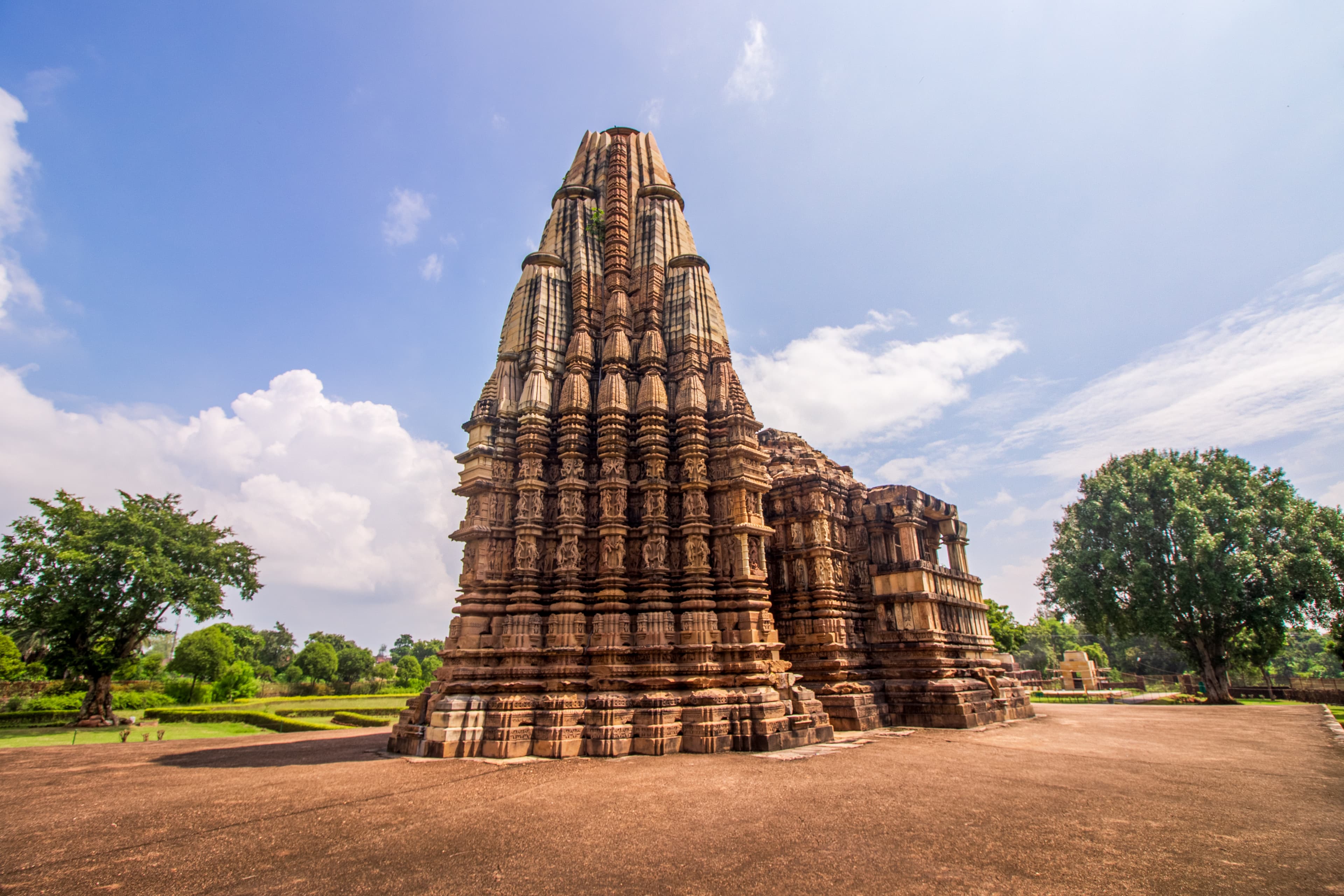 Rear View of Vamana Temple Khajuraho – Graceful Layers of Sacred Architecture