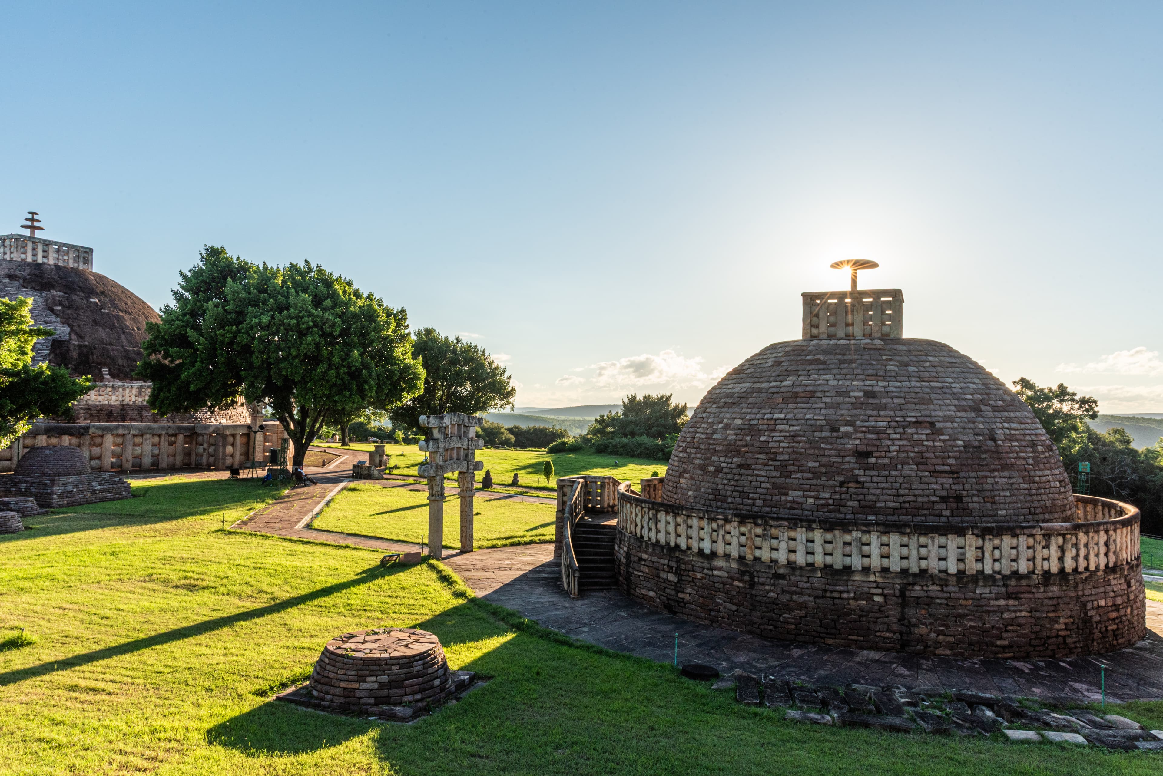 Golden Light on Ancient Stones – Sanchi at Dawn