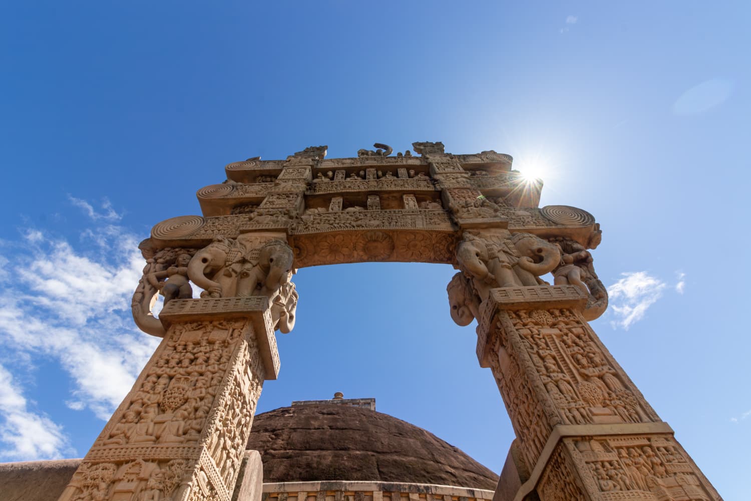 Glorious Gateway – Sunlight Torana of Sanchi Stupa