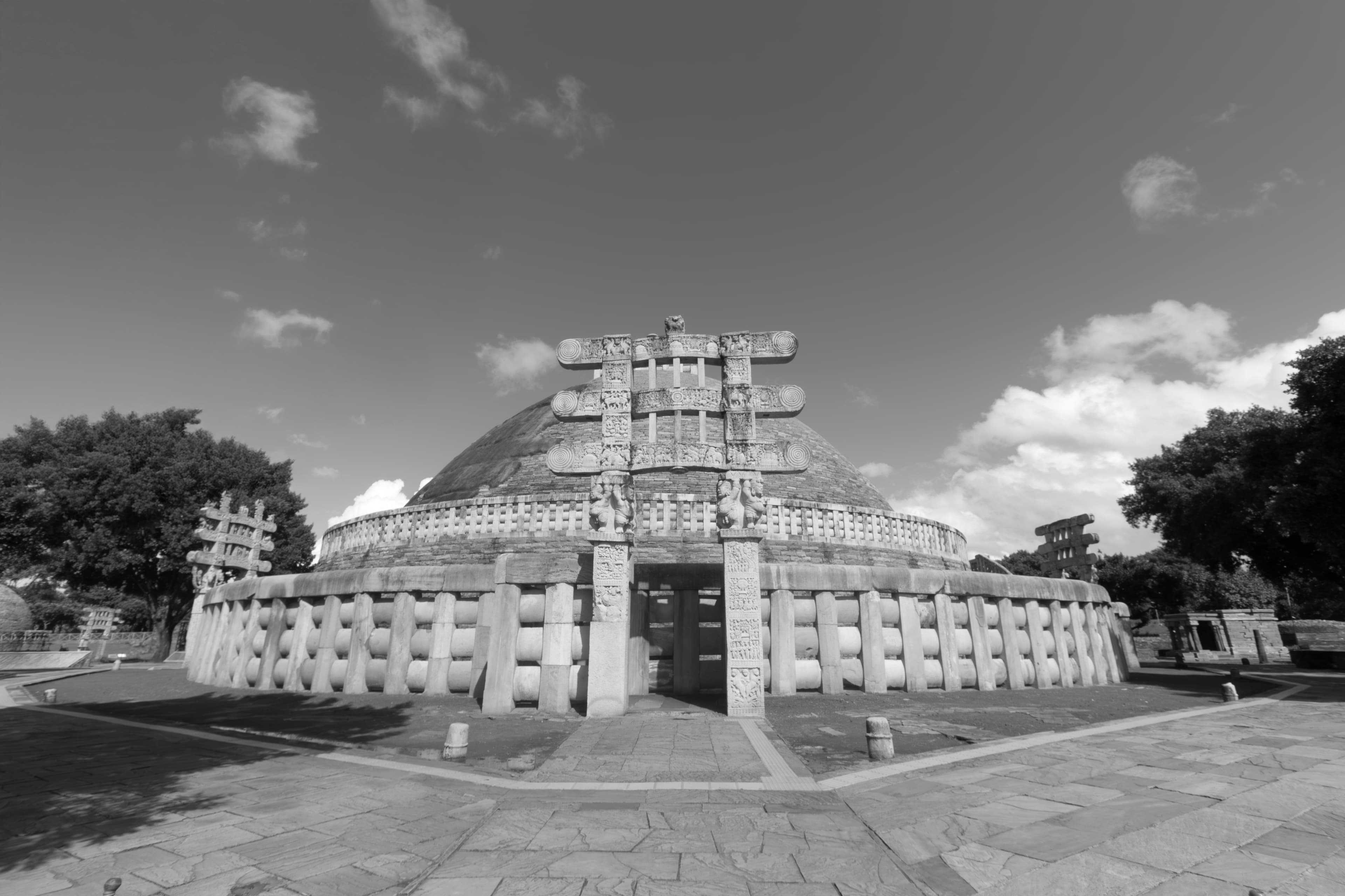 Timeless Silhouette of the Great Stupa