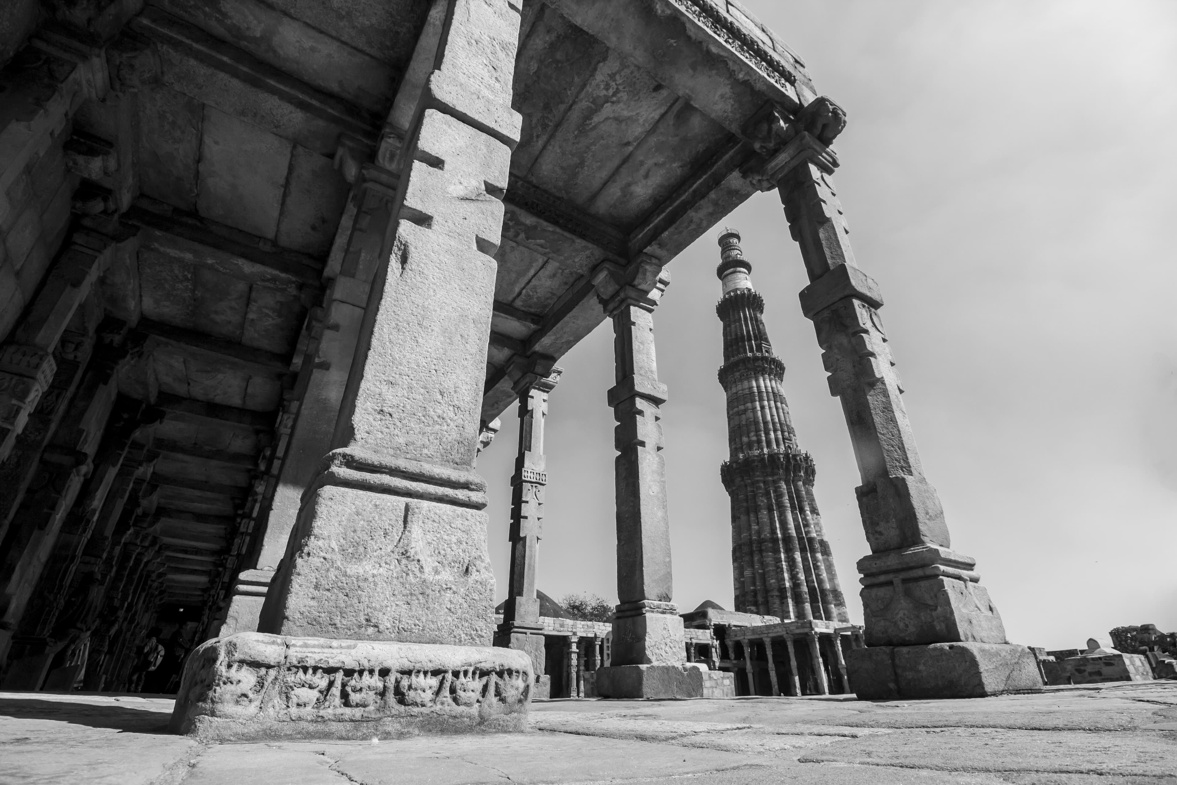 Timeless Monuments Qutub Minar Framed in Stone