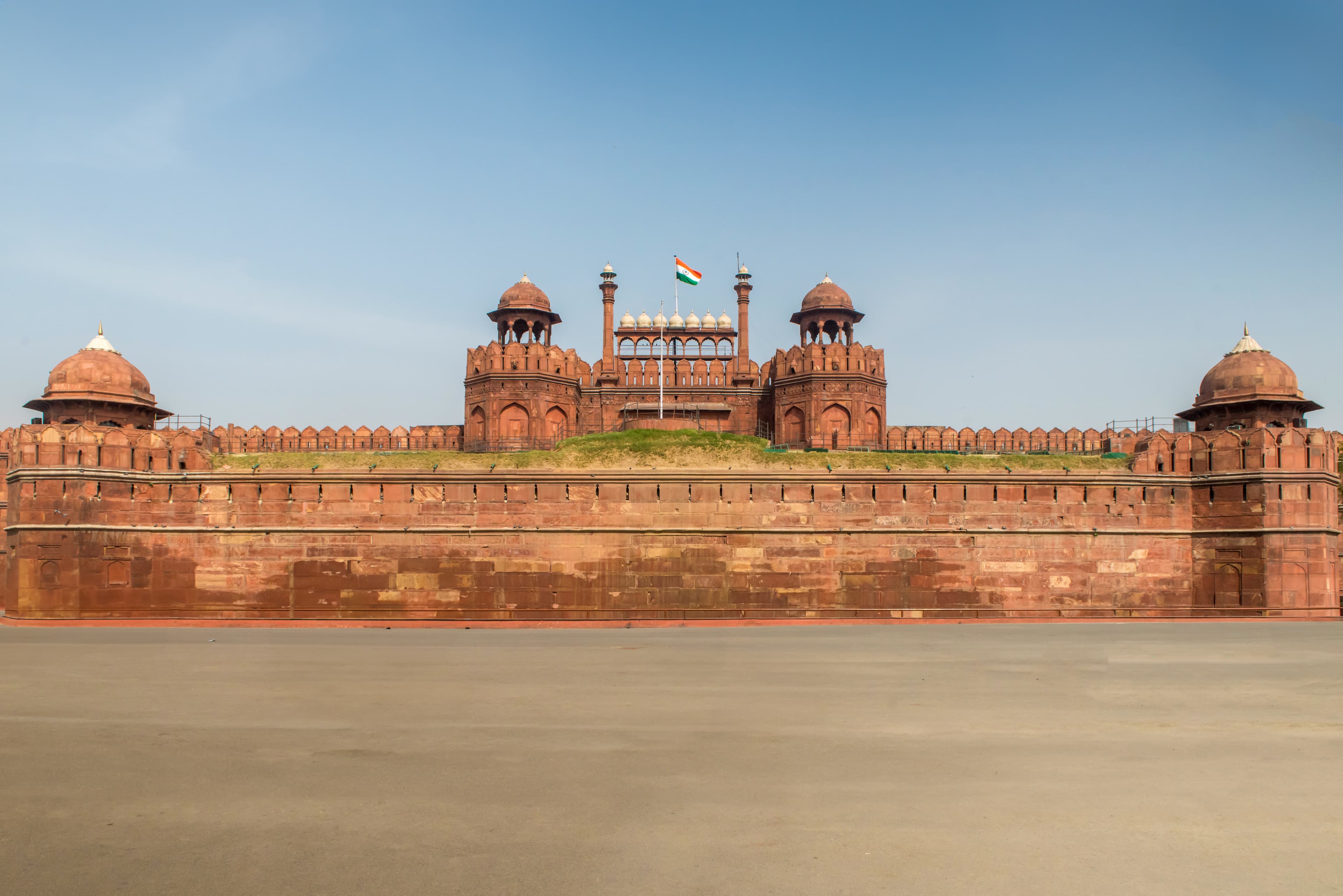 Red Fort Wide Panorama – Iconic Symbol of Indian Heritage in Delhi