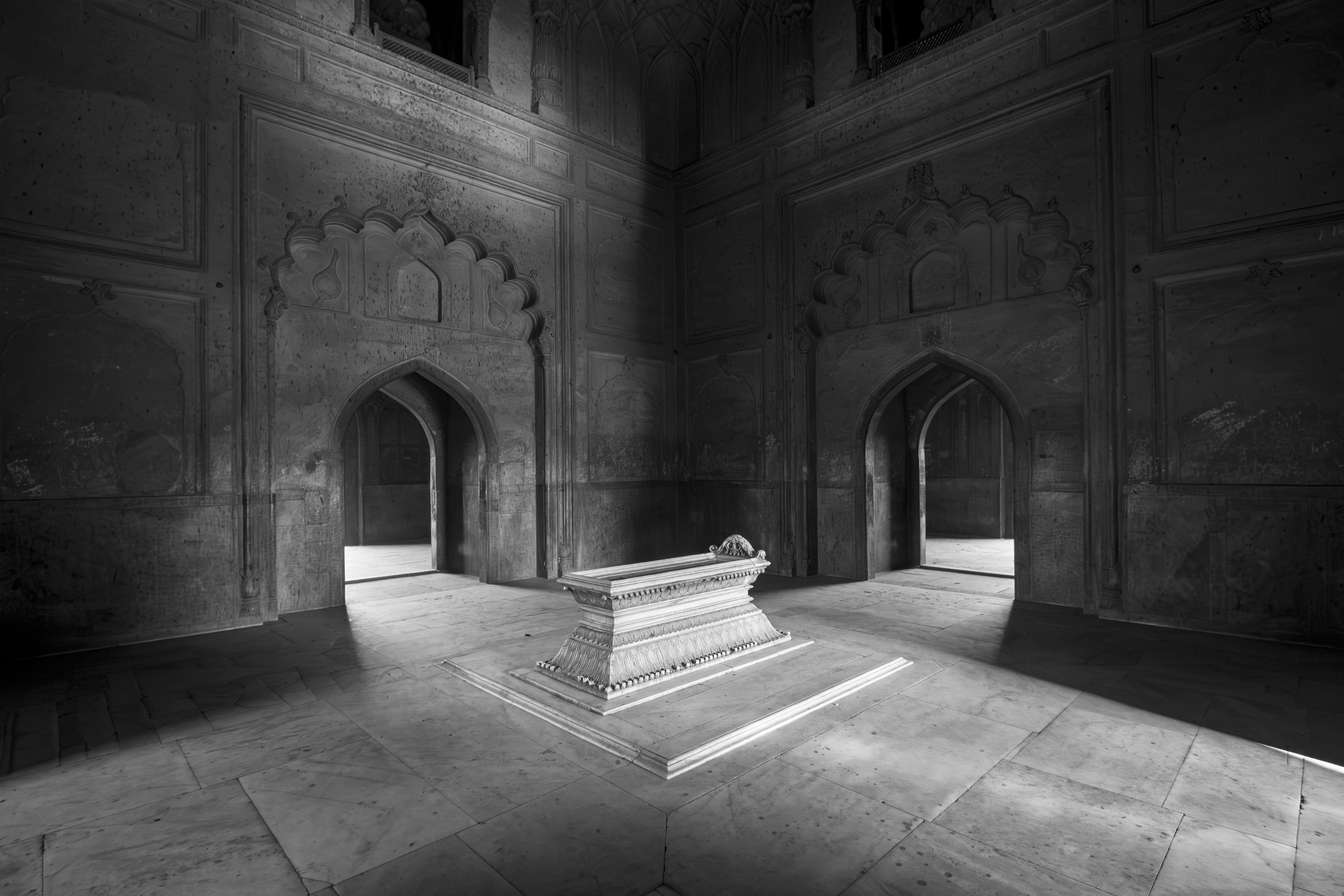 Silent Elegance Marble Cenotaph Inside Safdarjung Tomb
