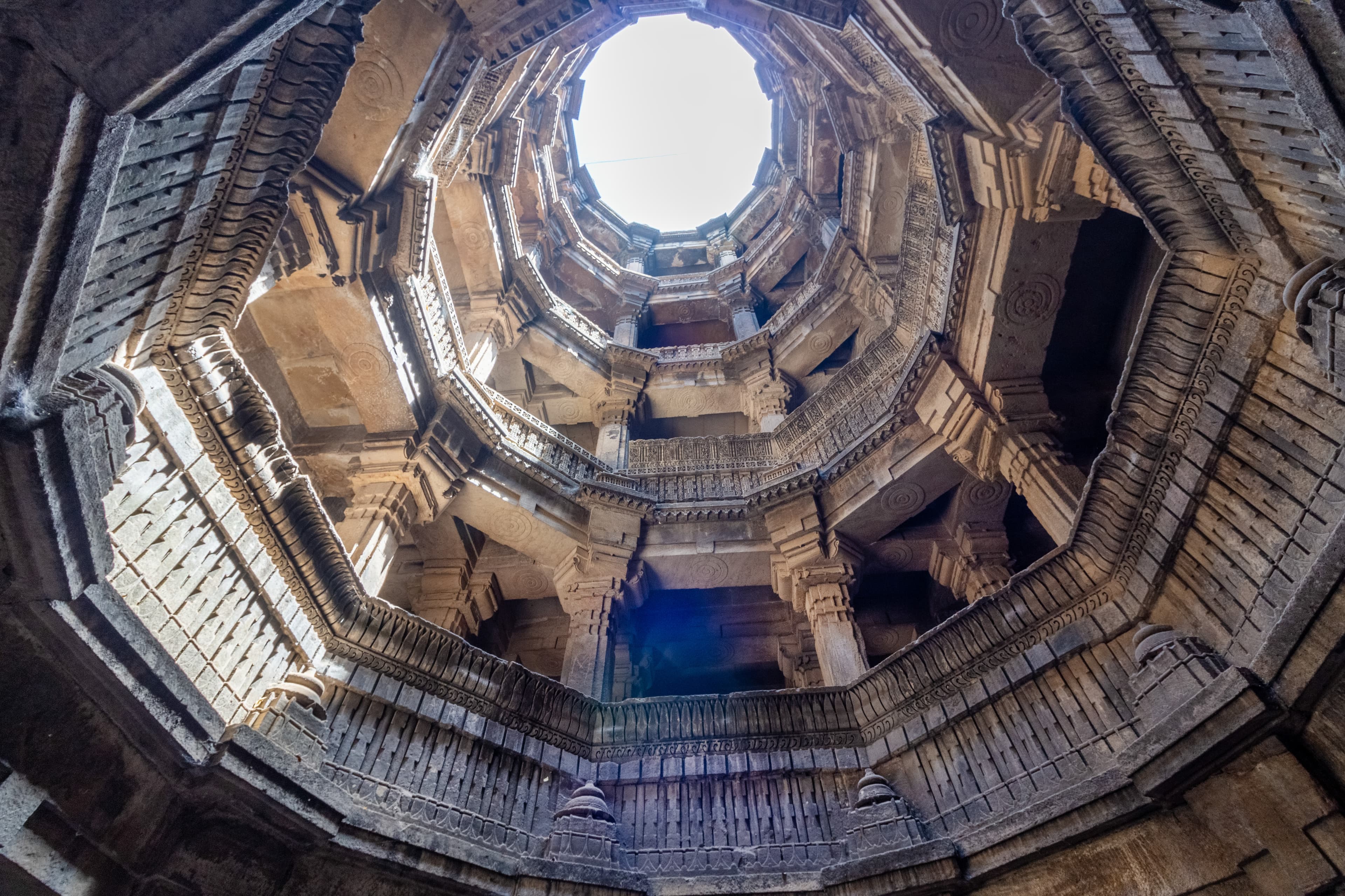 Octagonal Core of Dada Harir Stepwell