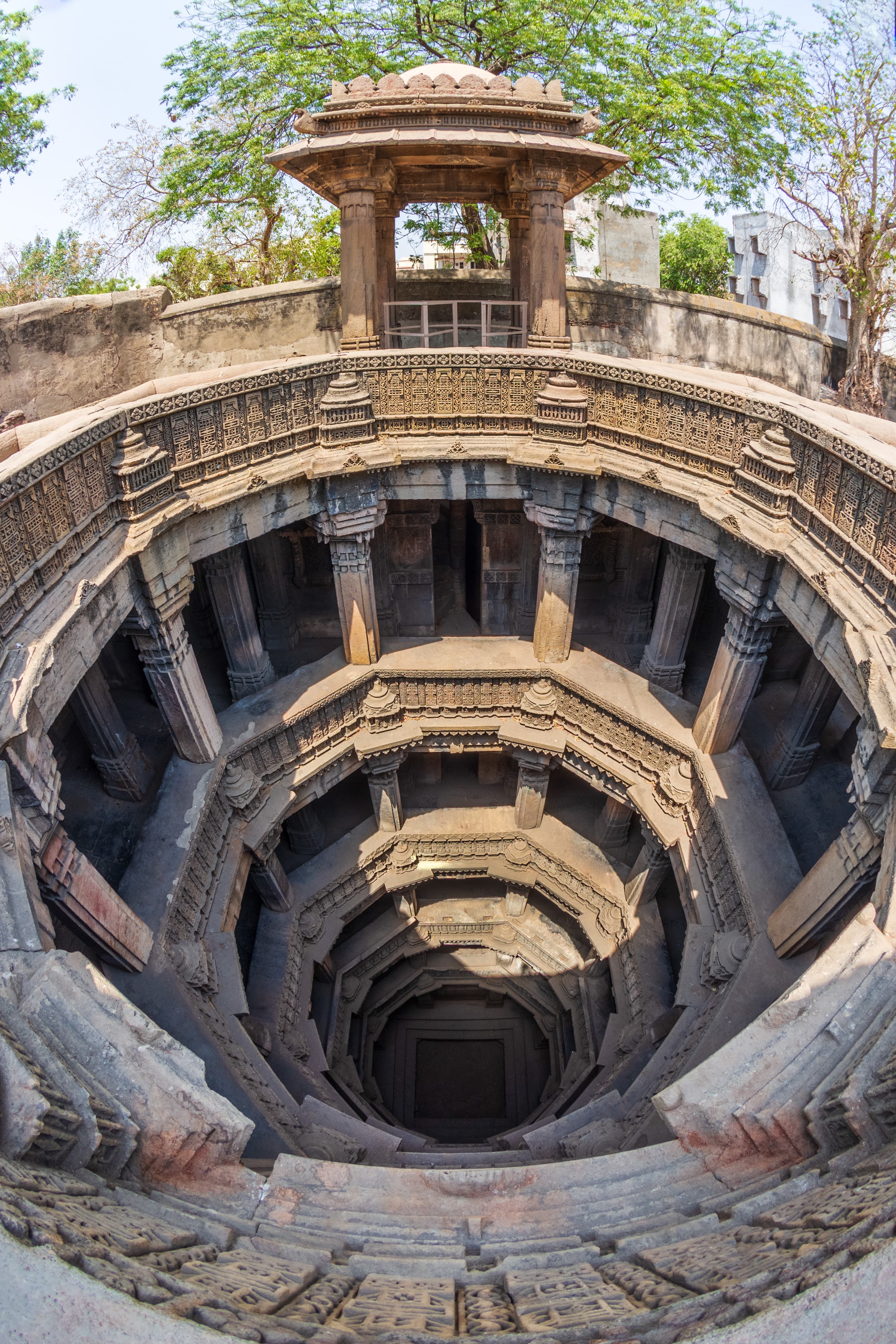 Vertigo of Legacy – Aerial View of Dada Harir Stepwell