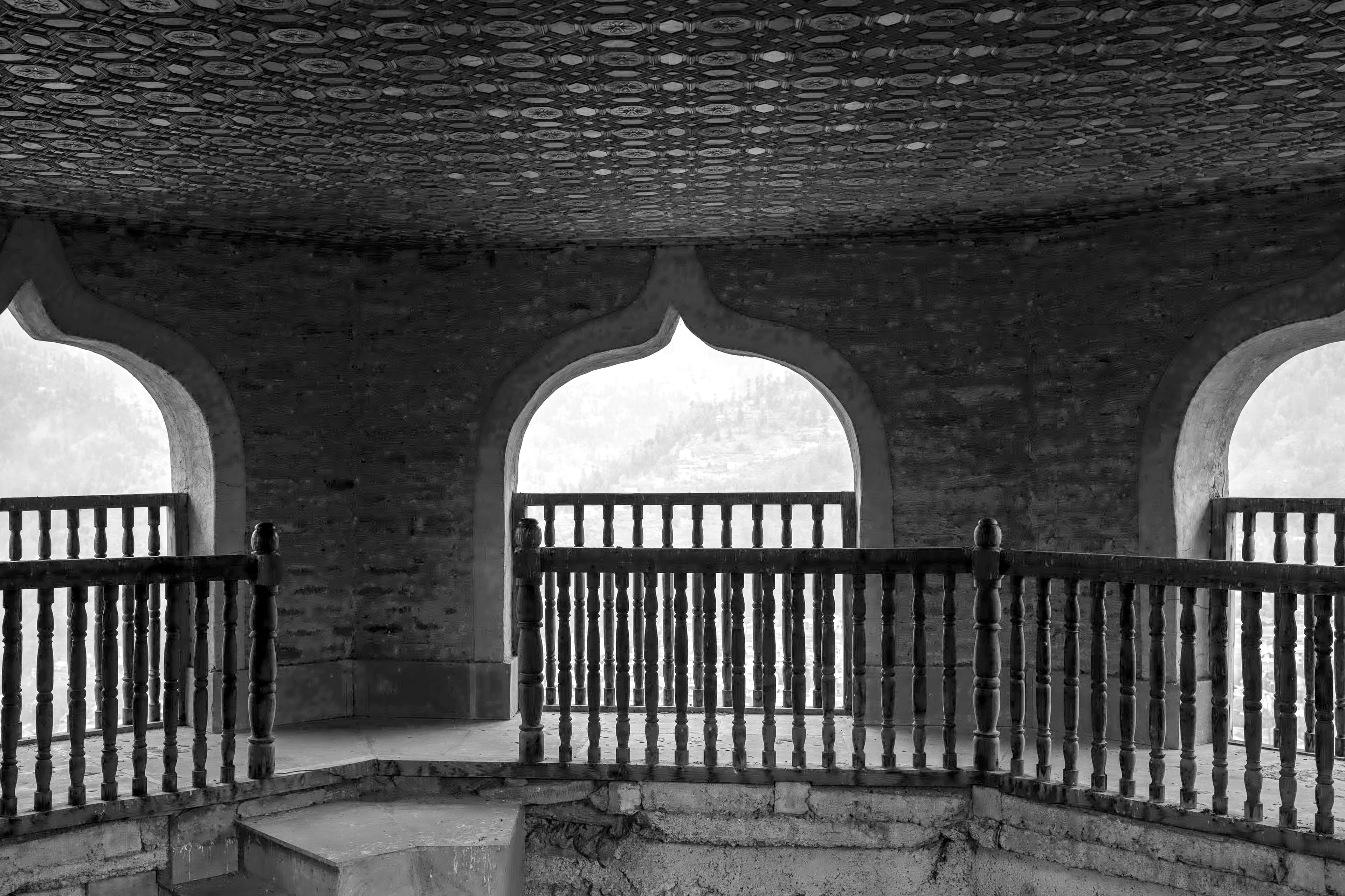 Arched Heritage Windows – Ratangad Fort Viewpoint