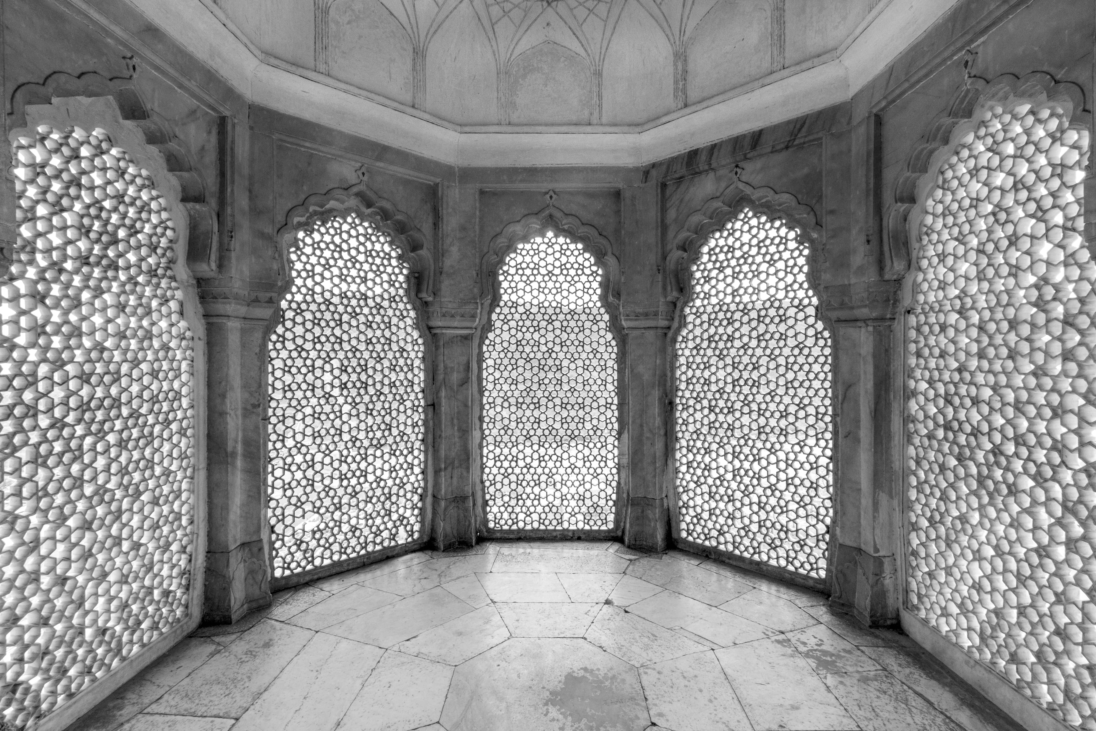Jaipur's Jali Marvel Octagonal Window Alcove