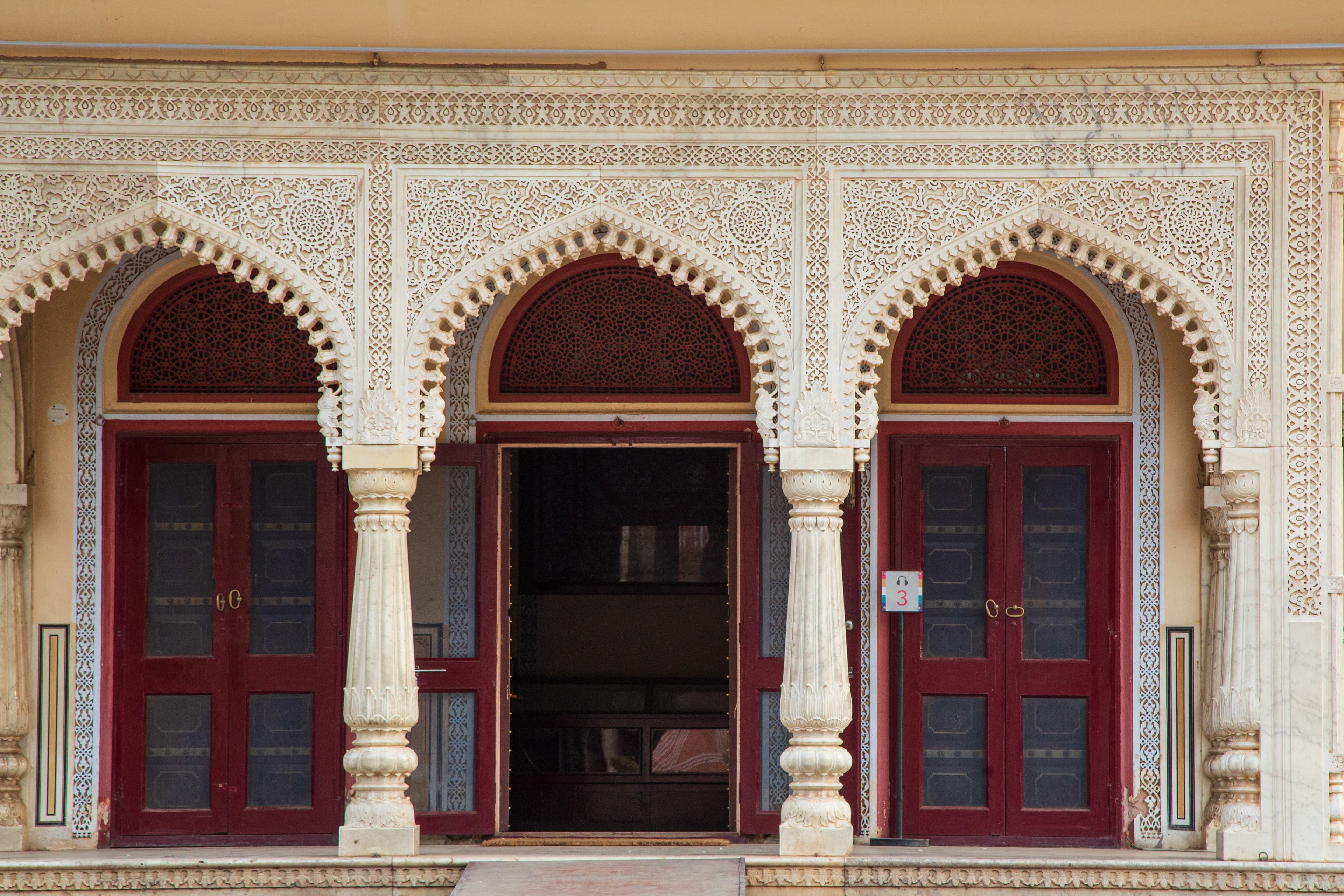 Intricate Arches of City Palace Jaipur