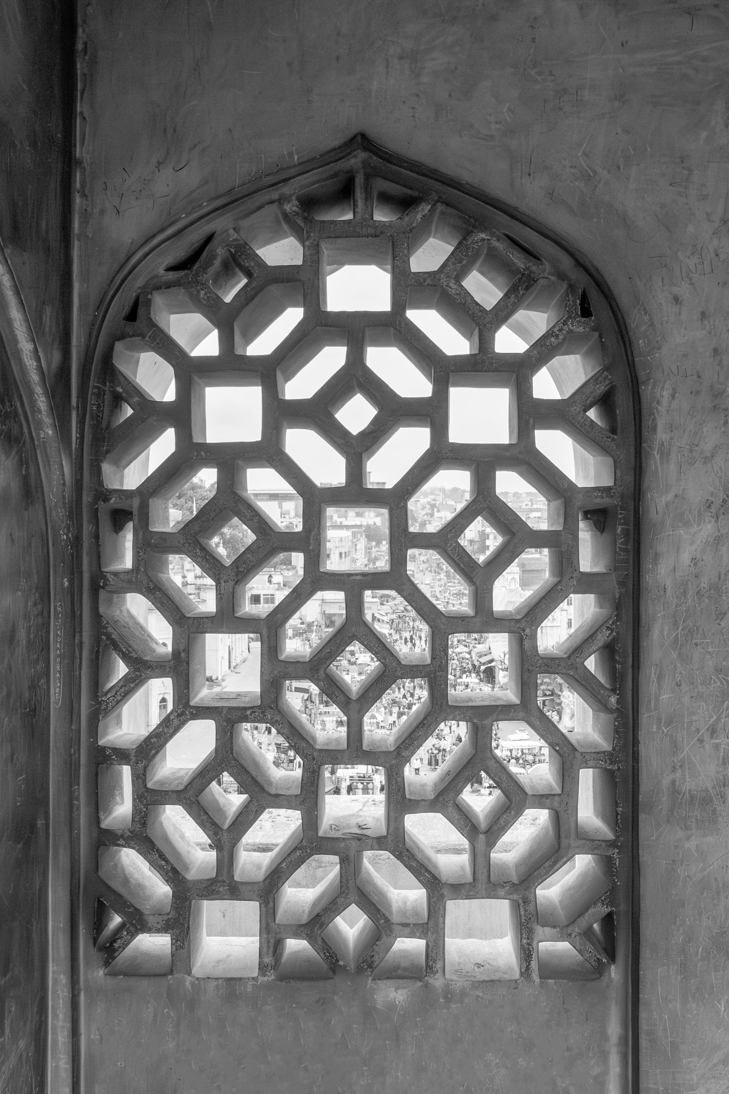 Geometric Jharokha View from Charminar