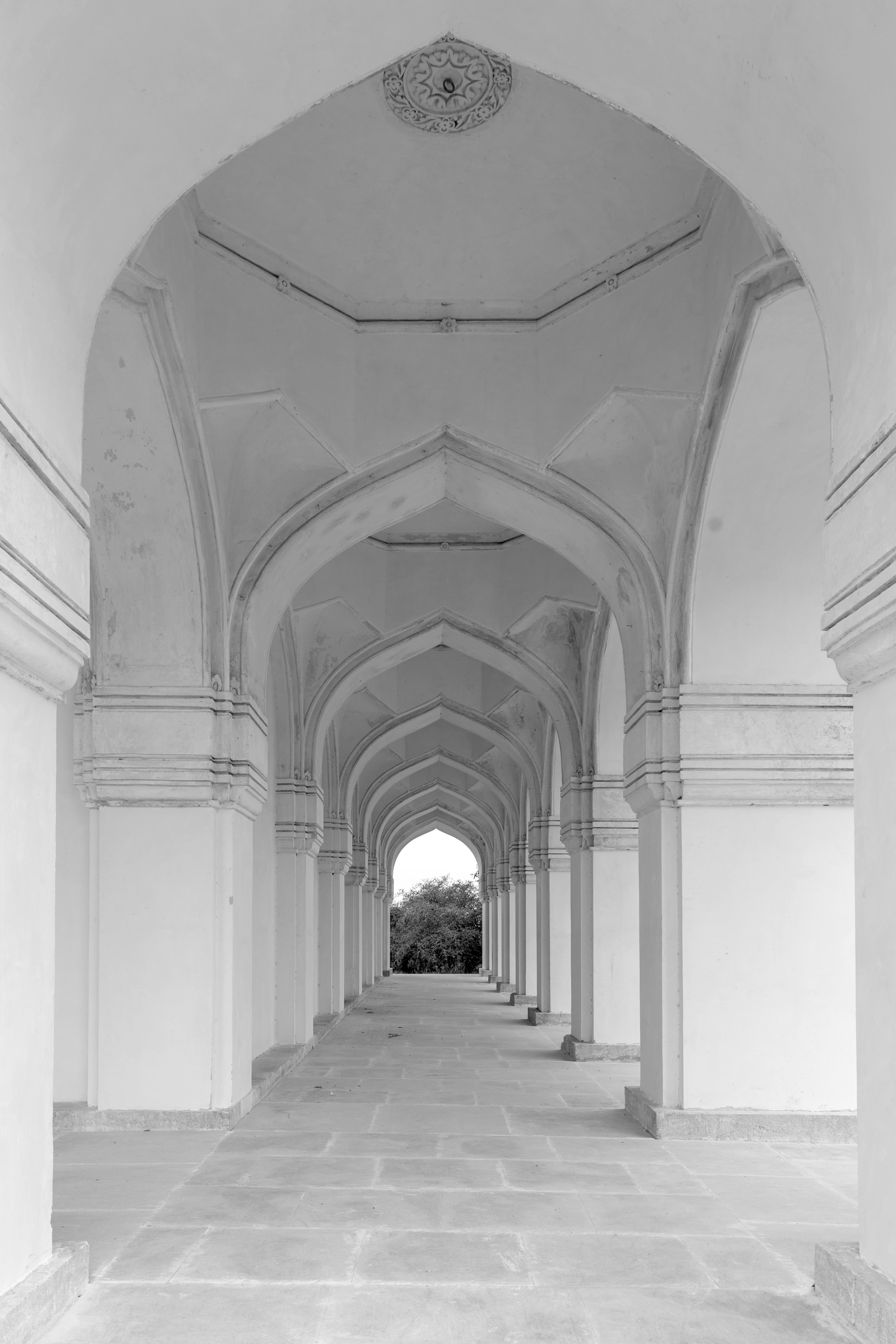 Symmetrical Arches of Qutb Shahi Tombs