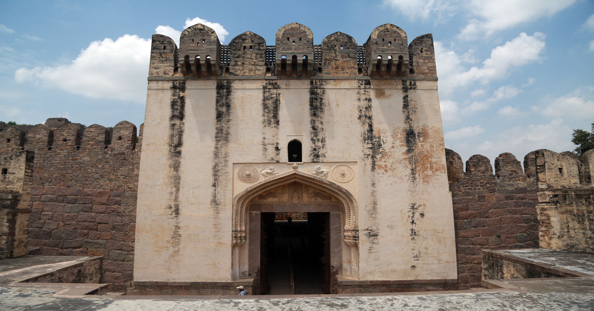200 years old Golconda Fort ancients architecture 