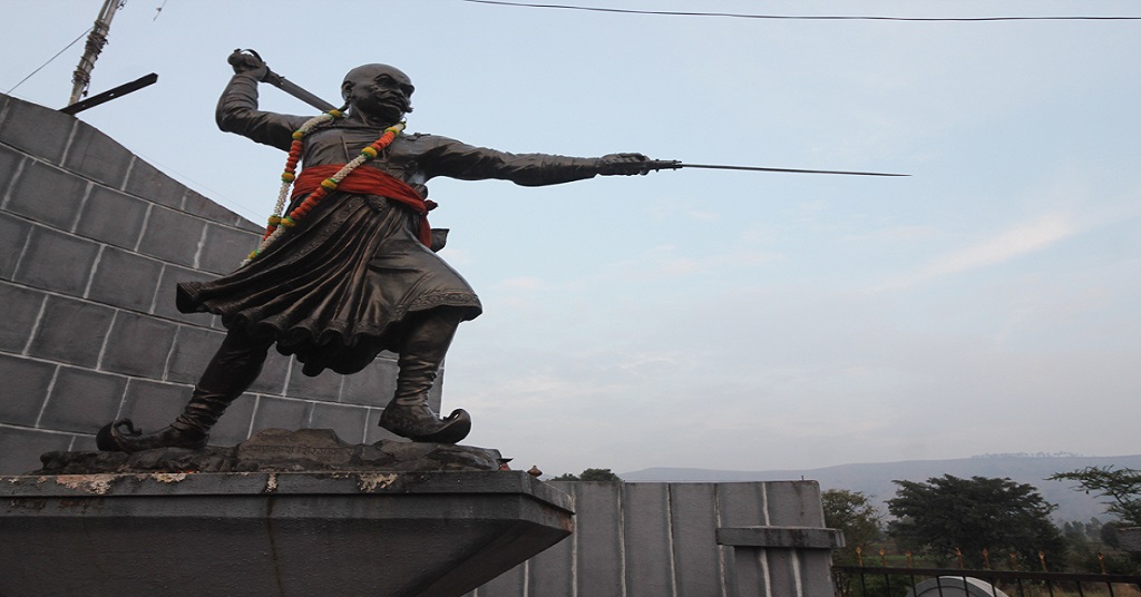 Baji Prabhu Deshpande Statue located at Bhor taluka